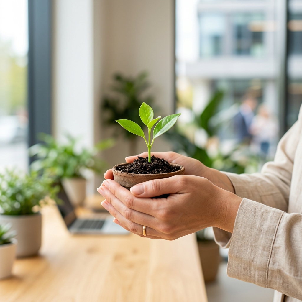 Green environmental concept